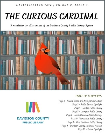 The Curious Cardinal Library Newsletter