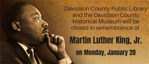 MLK, Jr Day closing