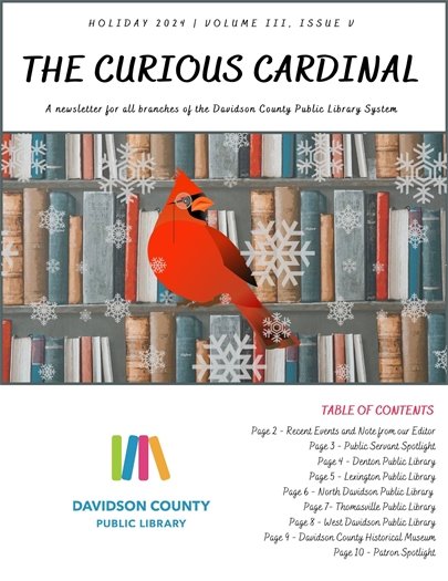 Curious Cardinal - Holiday edition