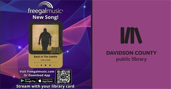 Luke Combs new release on Freegal Music