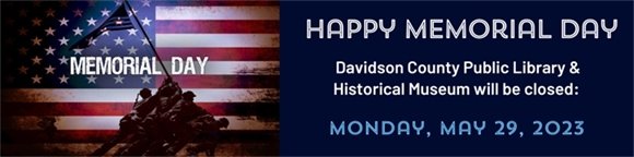 Memorial Day Closing
