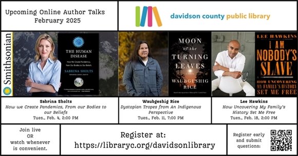 Library virtual speakers in February