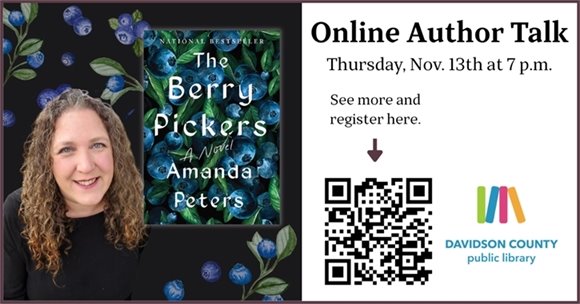 Online author talk from Amanda Peters