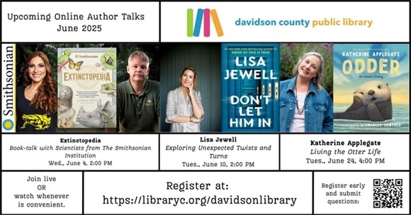 June Virtual Author Talks