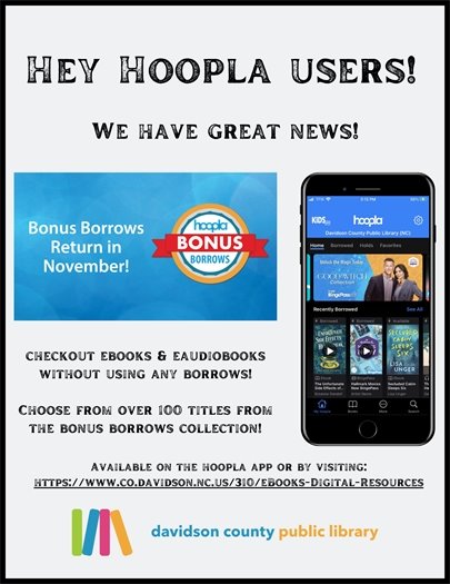 Hoopla Bonus Borrows