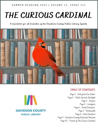 The Curious Cardinal - Summer Reading 2023