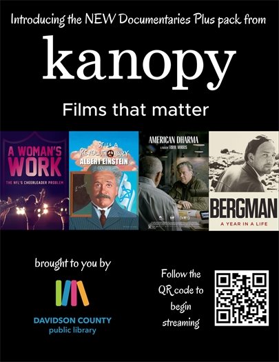 Documentaries from Kanopy