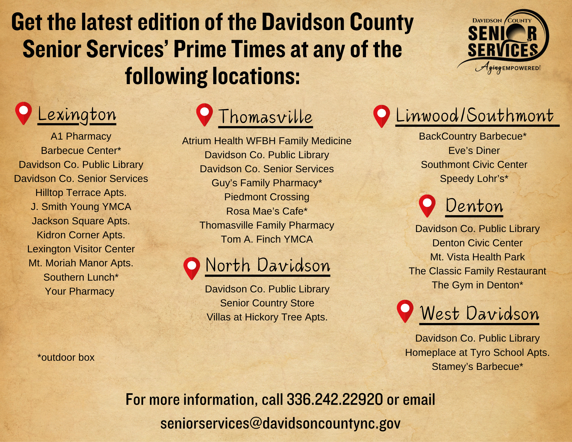 Prime Times Locations
